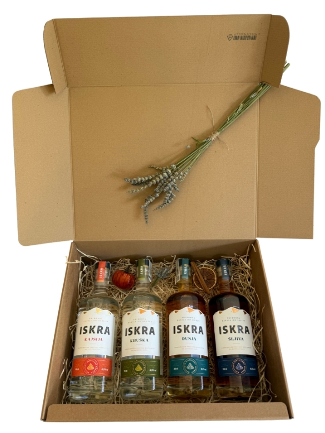 Fotografija Poklon kutija 4 rakije po izboru
